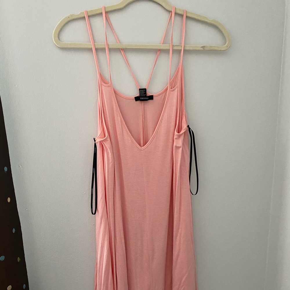 Forever 21 Pink Strappy Dress